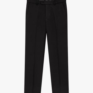 Quần Âu Đen Thiết Kế Cạp Chun Ẩn Cao Cấp 9QAUB535DEN